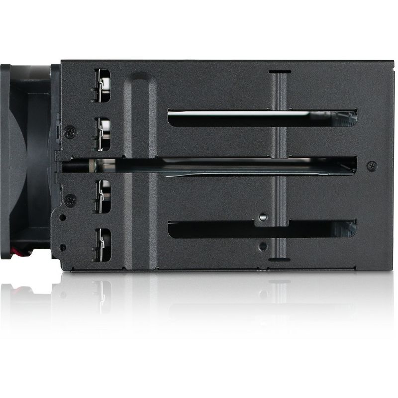 Icy Dock ToughArmor MB508SP-B Drive Enclosure for 5.25" 6Gb/s SAS, Serial ATA/600 - Mini-SAS HD Host Interface Internal - Black - 8 x HDD Supported