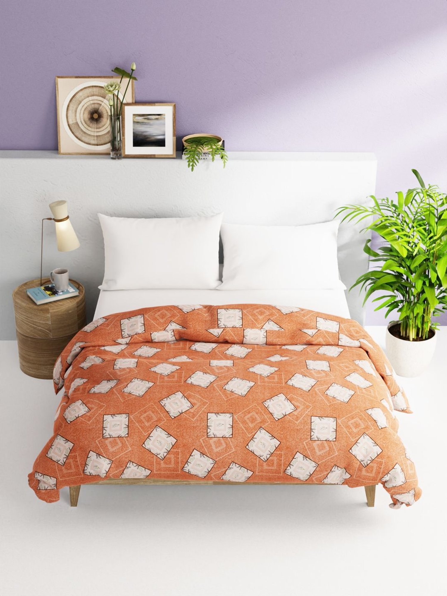 Bianca Victoria-Winter Rust 250 GSM Cotton Super Soft Double Comforter