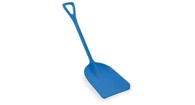 REMCO 69823 Hygienic Shovel,Blue,14 x 17 In,42 In L