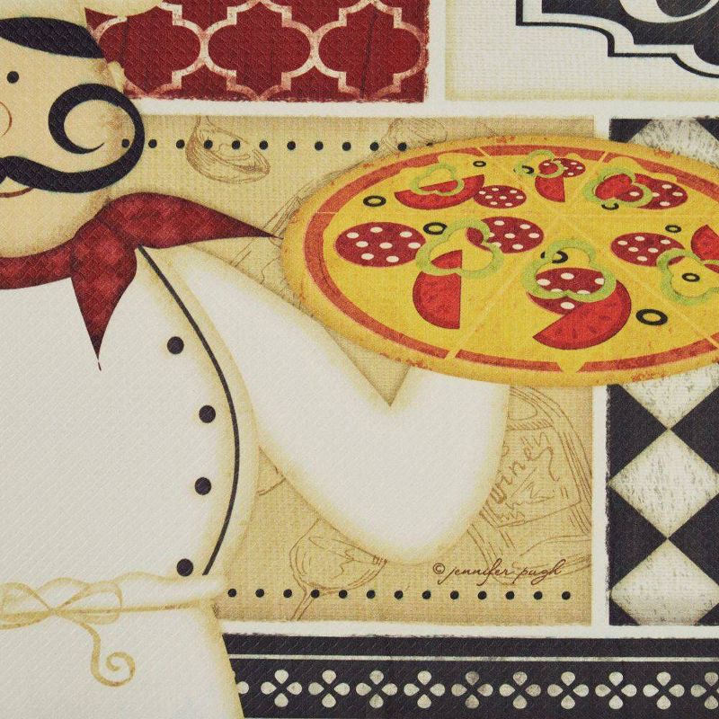 Home Dynamix 19" x 35" Kiss The Cook Kitchen Mat