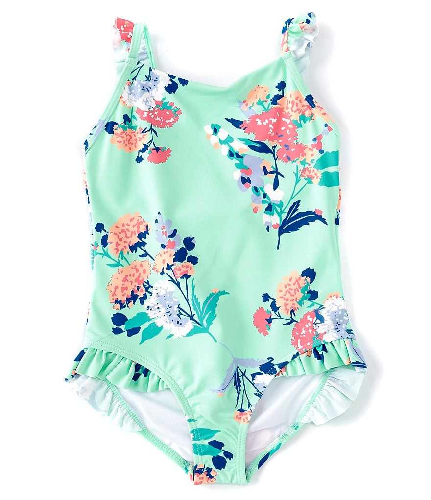 Billabong Big Girls 7-14 Stoked Stripe Swimsuit Short