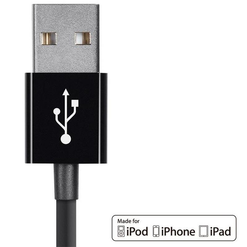 Tripp Lite USB-A to Lightning, USB Micro-B and USB-C Sync/Charge Cable, Black, 6 ft.