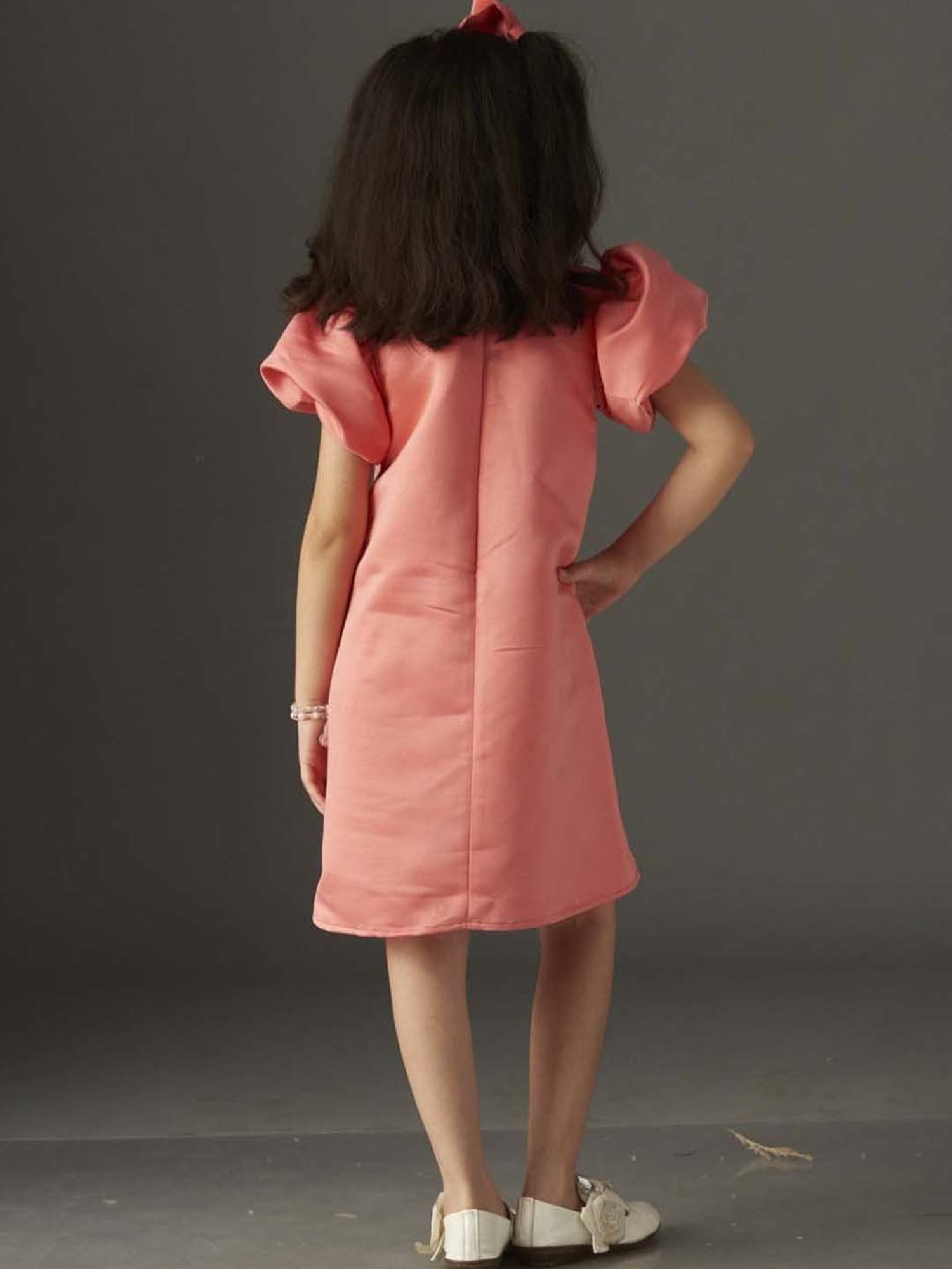 KidsDew Kids Coral Applique Dress