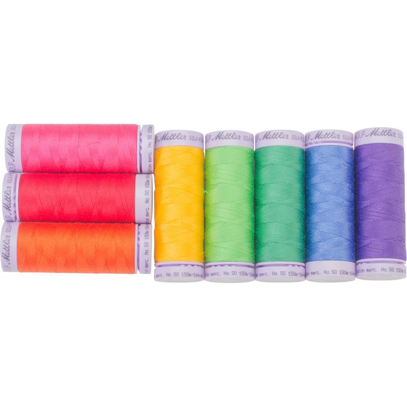 Mettler Silk Finish Cotton Thread Gift Pack 8/Pkg-Summer