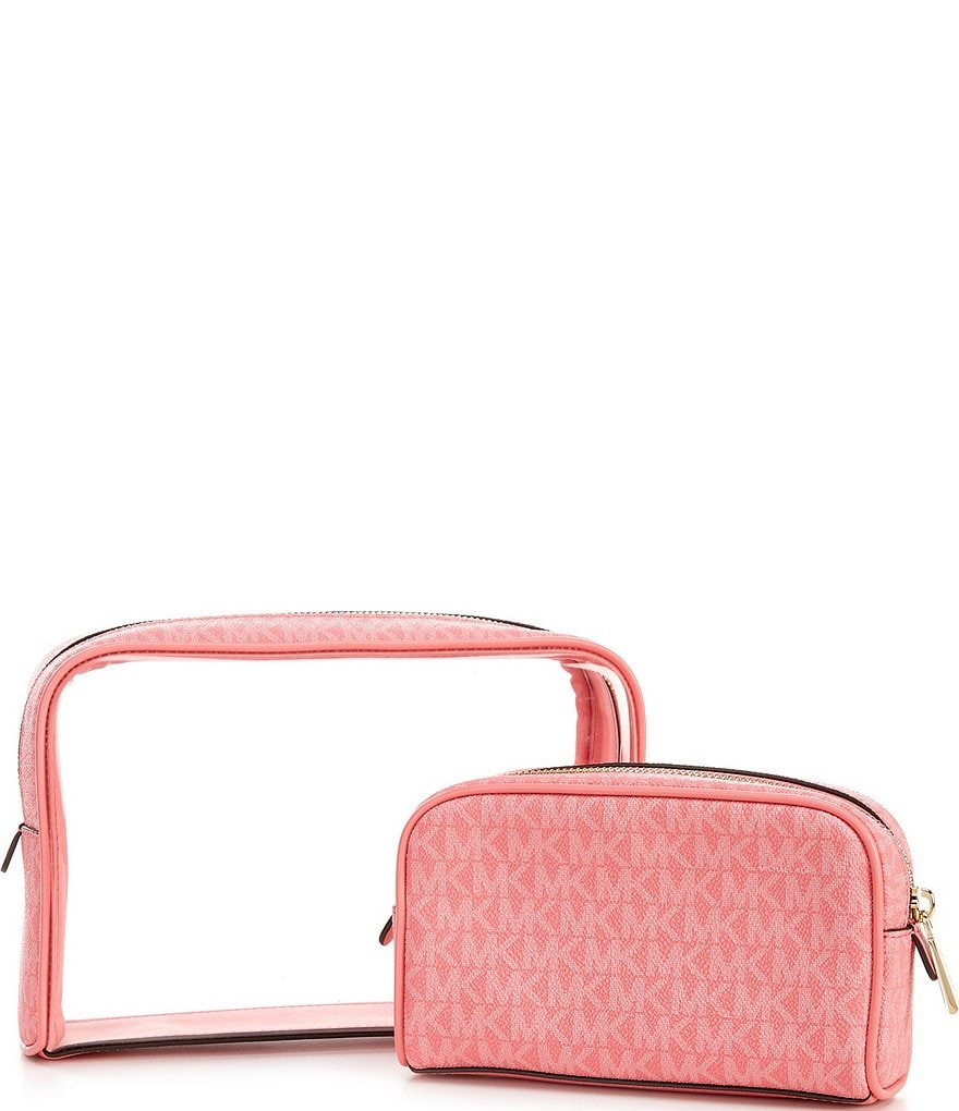 Michael Kors Jet Set Charm Signature Large 2in1 Travel Zip Pouch