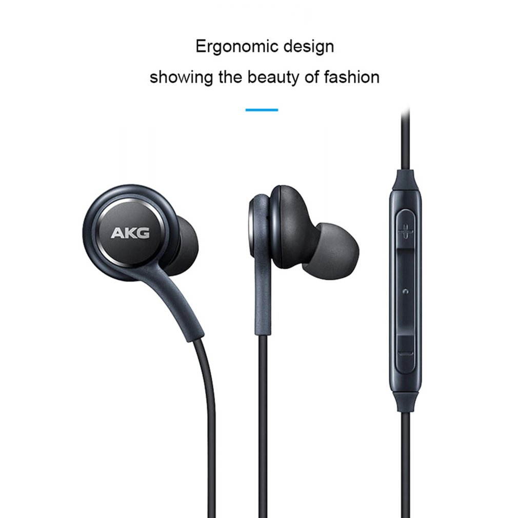 For Samsung / Akg Eo-Ig955Bsegww Official Handsfree Headphones For Samsung Galaxy S8 / S8 Calibrated By Akg / Harman Kardon