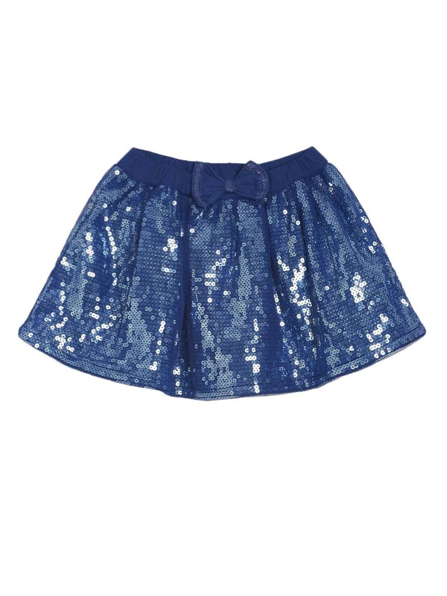 MINIKLUB Kids Blue Cotton Embellished Skirt