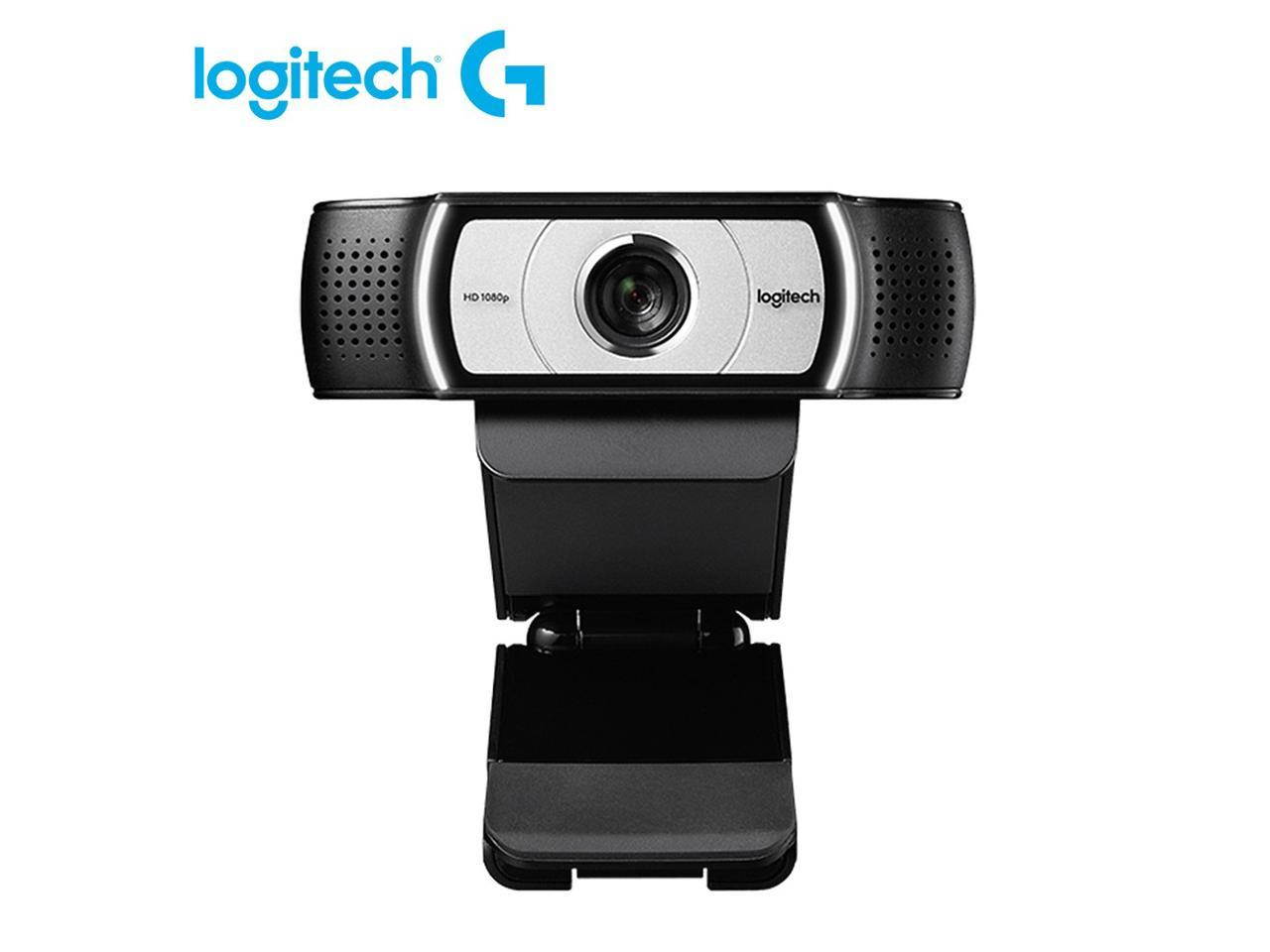 Logitech C930e C930C Webcam 1080P H.264 Video Calling Computer Camera Business Remote Online Teaching Web Cam Clip-on Camera With Mic For Laptop Notebook Monitor
