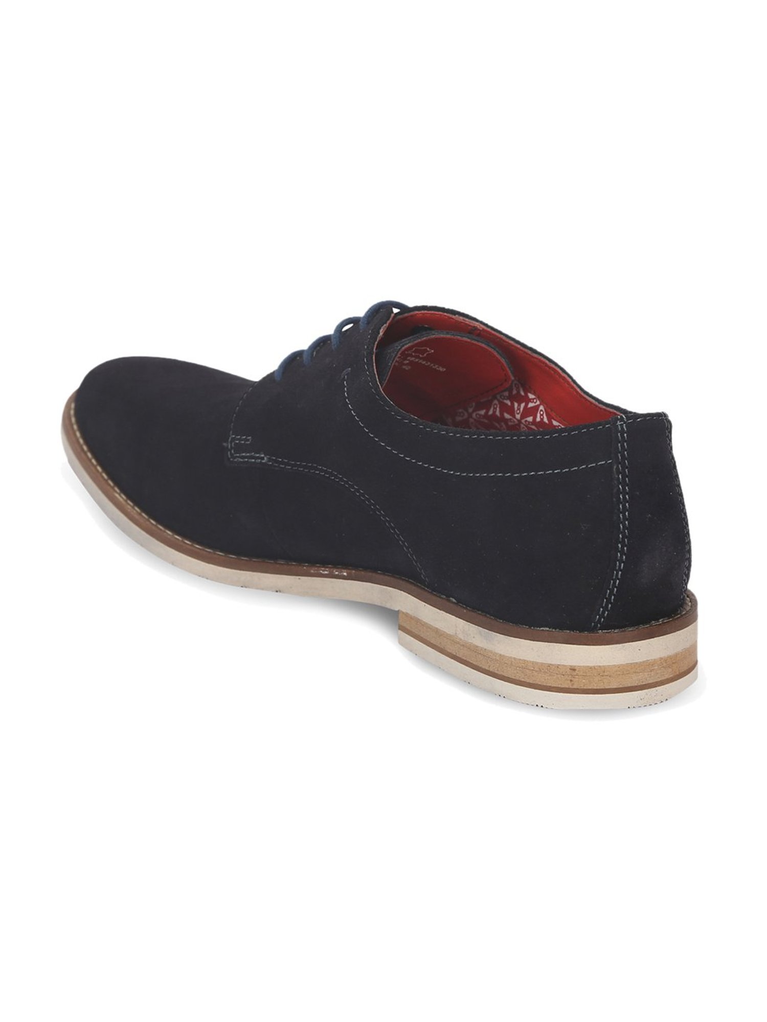 V8 by Ruosh Men's Venice Navy Derby Shoes