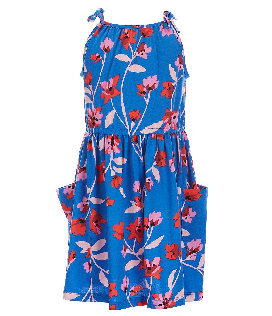 Tea Collection Little Girls 2-6 Tie-Shoulder Babydoll Dress