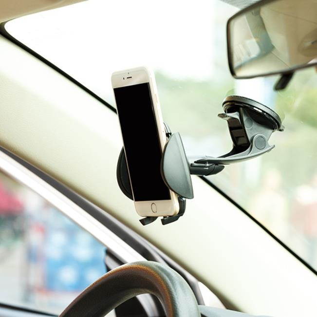 Premium Car Mount Holder Windshield Dash Cradle Window Rotating Dock Stand Strong Suction N4D for Motorola Droid Turbo 2, Moto Z Droid Force Droid Z2 Force - Samsung Galaxy J3 J5 J7, Note 3 4