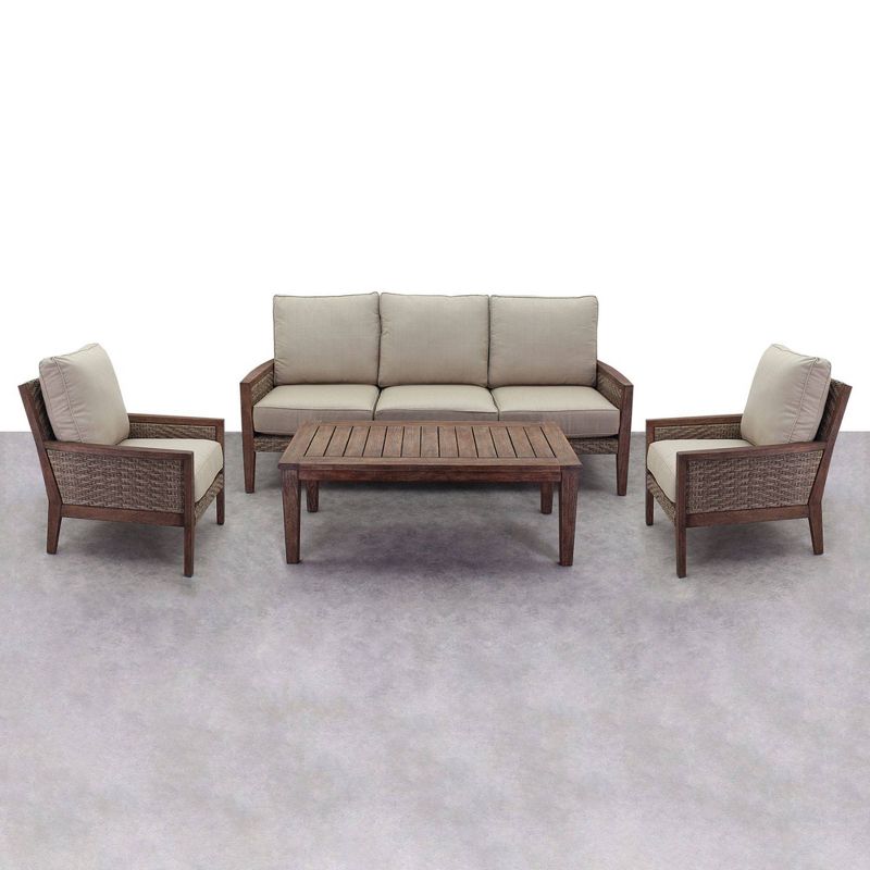 Buena Vista Club Chair - Brown - Courtyard Casual