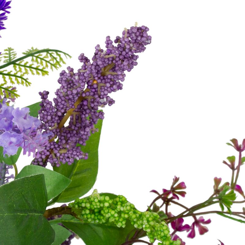 Northlight Frosted Pine Cone and Foliage Artificial Christmas Twig Wreath - 15 Inch, Unlit