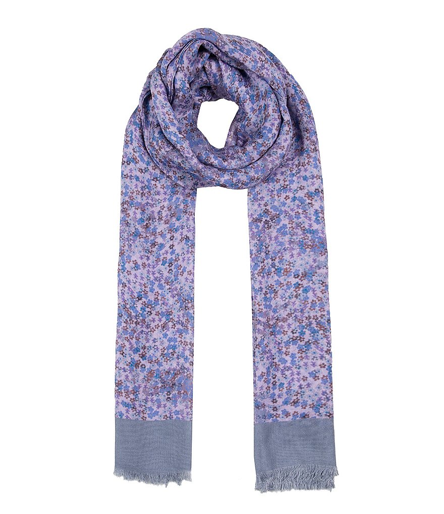 Echo Hammered Silk Oblong Scarf