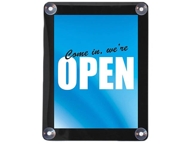 Deflect-o 899102 Superior Image Window Display, 8 1/2 x 11, Clear