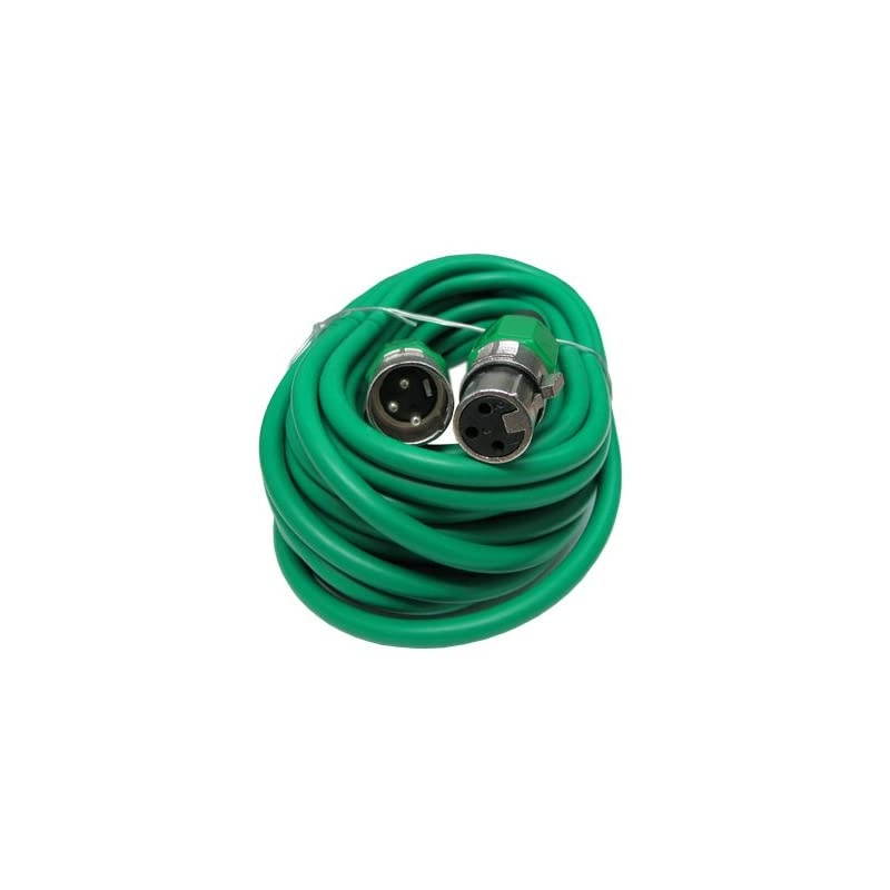 Male to Female 3pin Mic Microphone Lo-z Extension Cable Cord (50ft, Yellow)