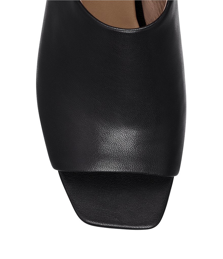 CC Corso Como Jacenia Leather Block Heel Mules