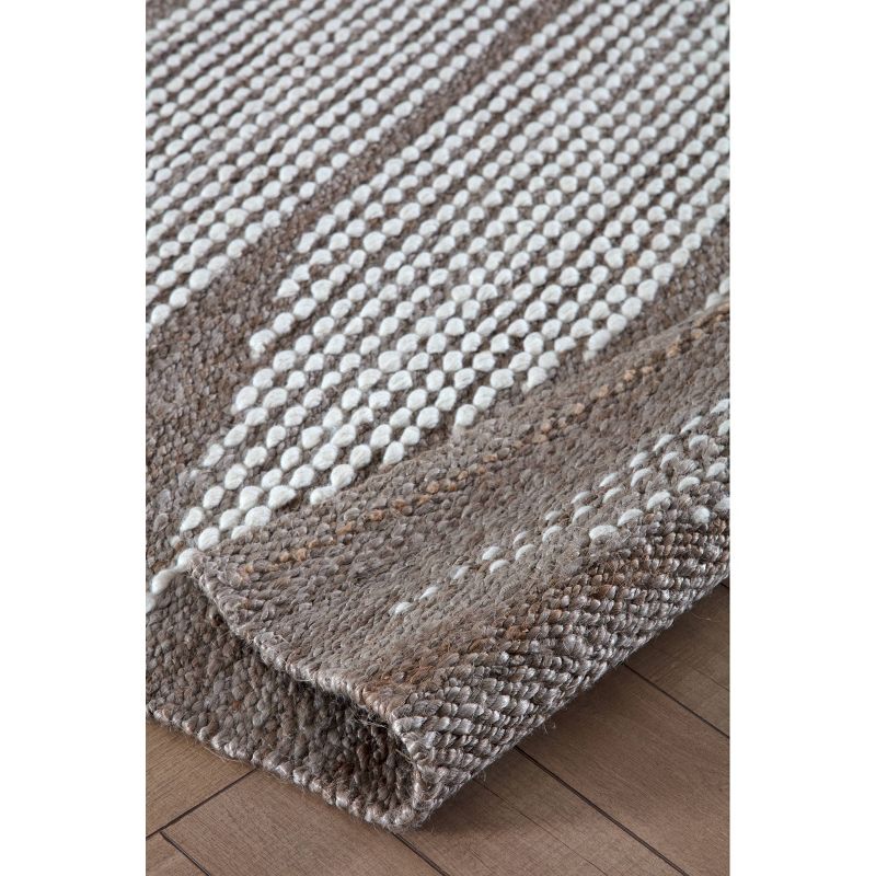 5'x7' Marconi Wool Pattern Rug Natural/Ivory - Anji Mountain