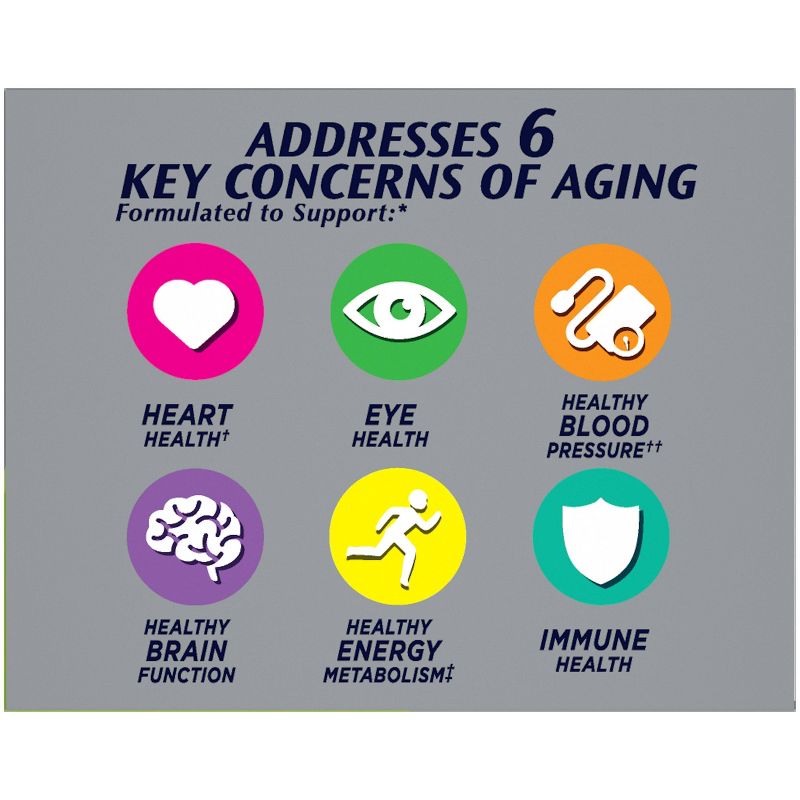 One A Day Men's 50+ Health Advantage Multivitamin / Multimineral Dietary Supplement Tablets - 65ct