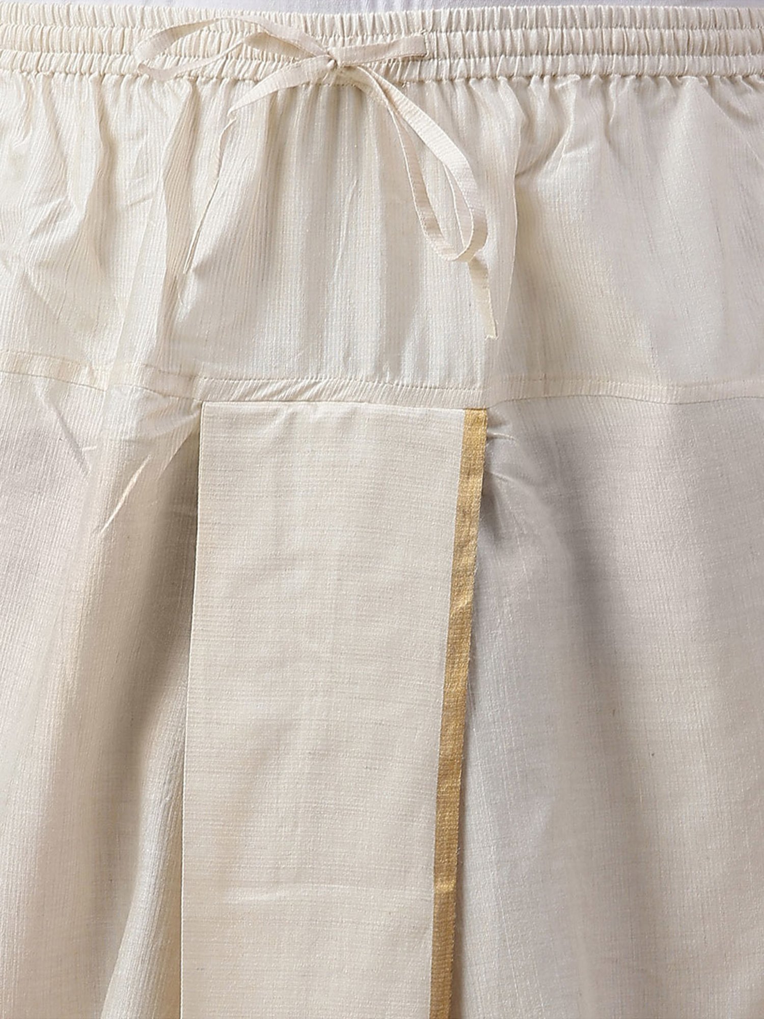 Fabindia Beige Regular Fit Dhotis