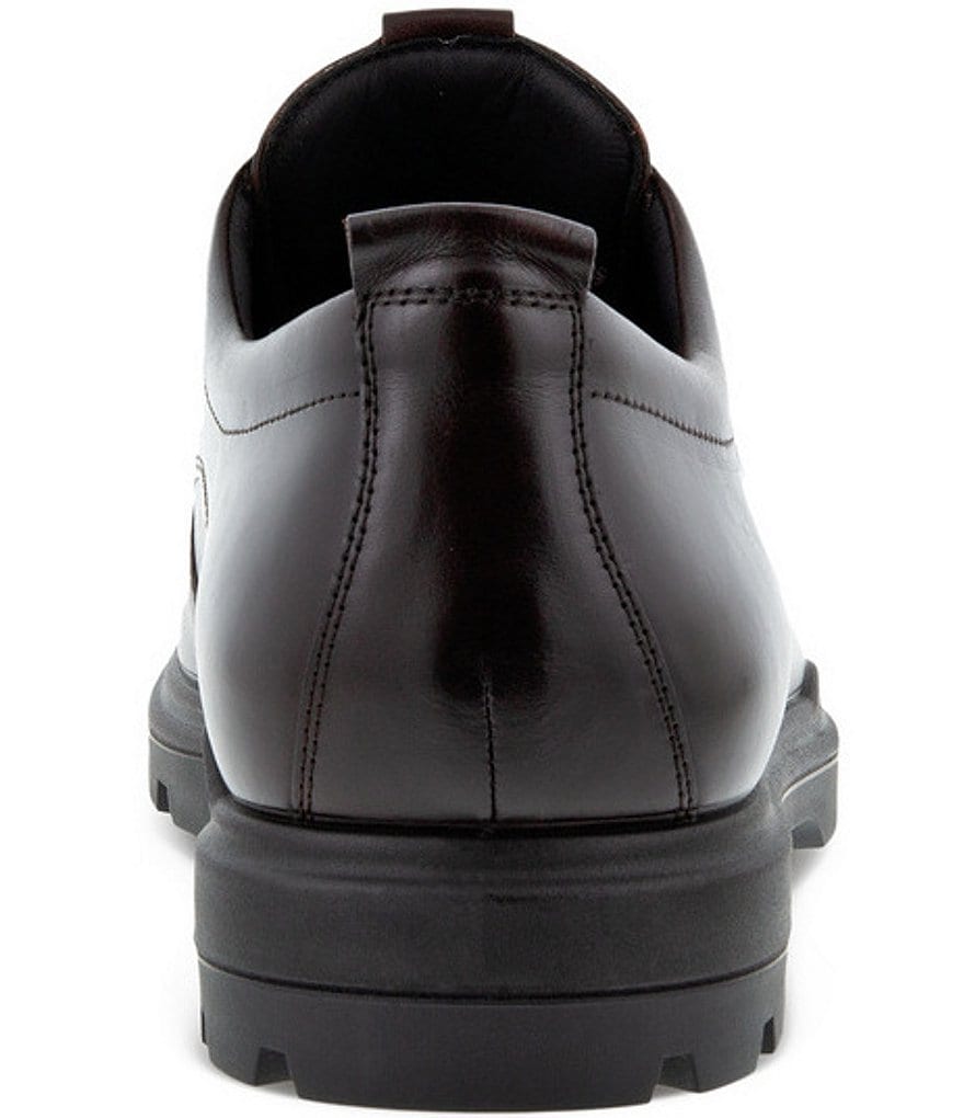 ECCO Men's Citytray Avant Cap Toe Leather Lace-Up Oxfords