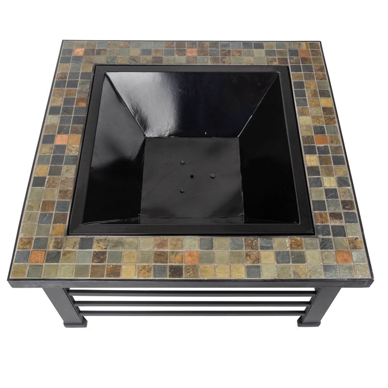 34" Cascade Slate Fire Pit - Pleasant Hearth