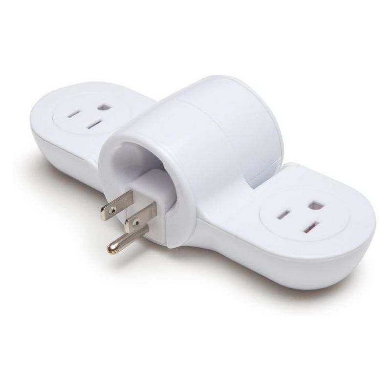 Quirky Pivot Power Surge Protector Mini White