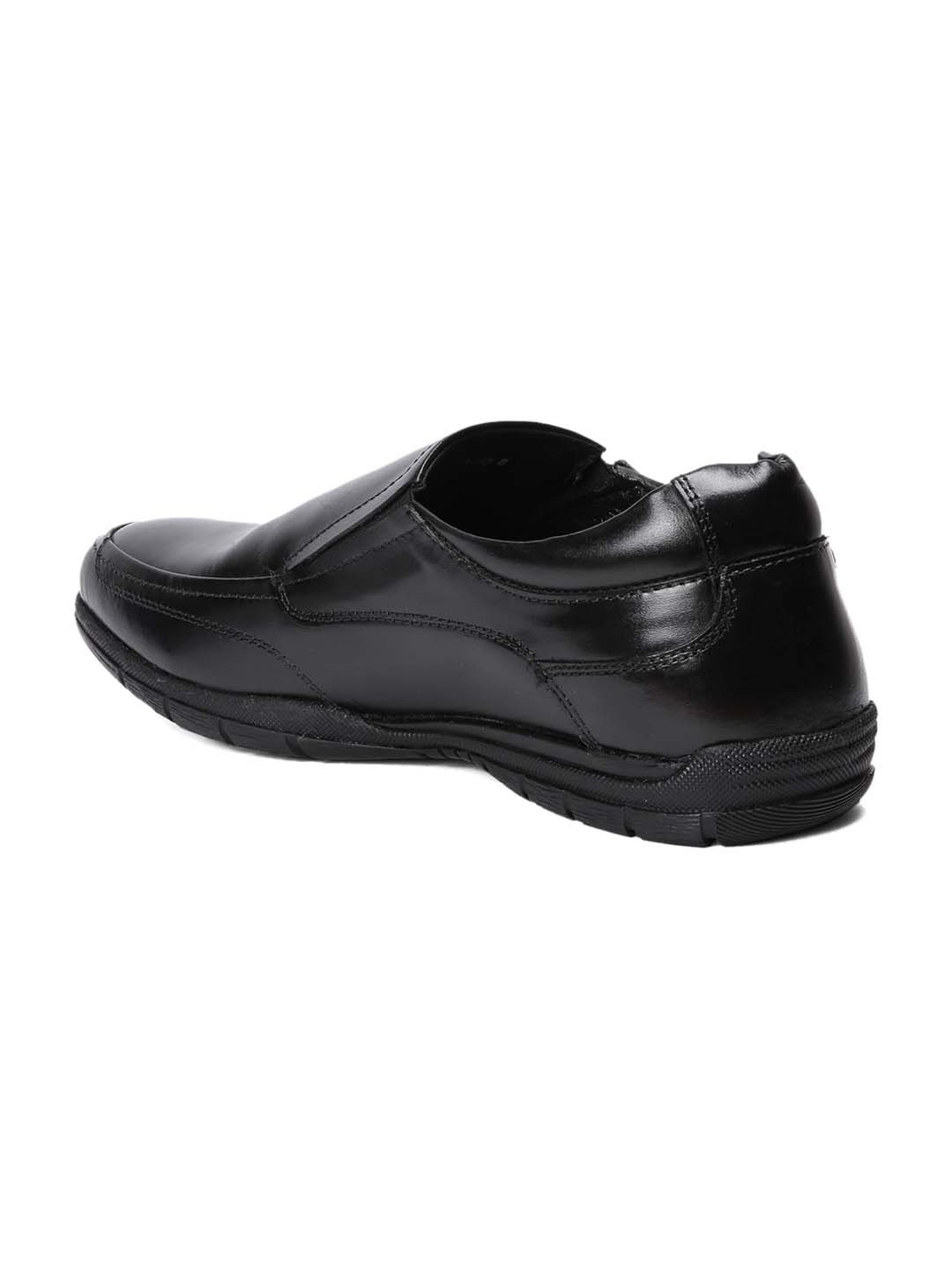Red Chief Men's Black Formal Slip-Ons