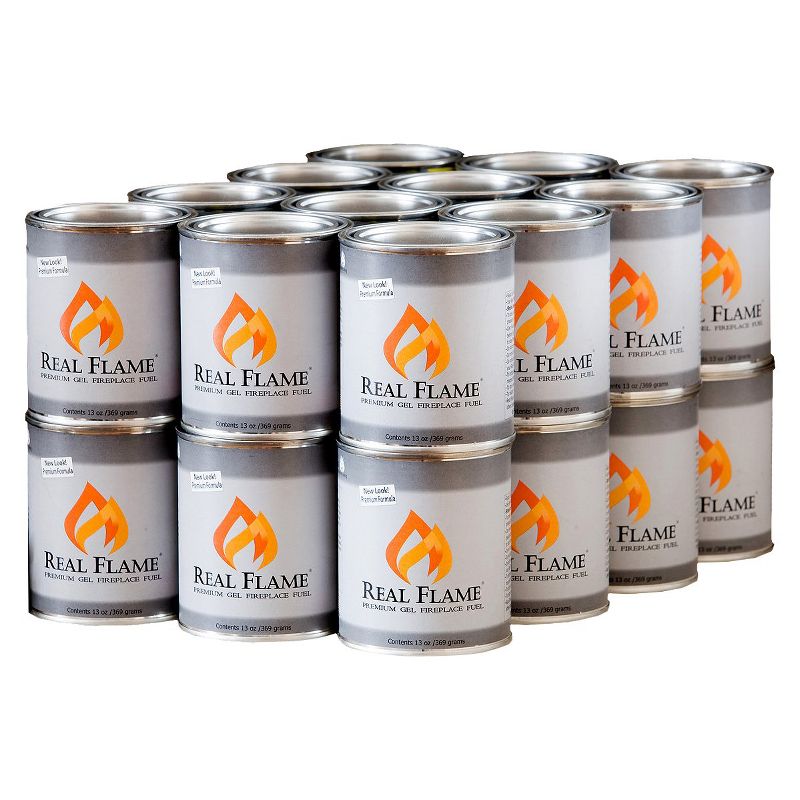 Real Flame 13oz 24pk Premium Gel Fuel Cans