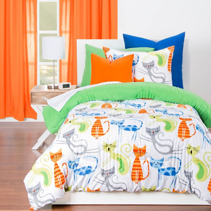 Smarty Cat Comforter Set (Twin) - Learning Linens