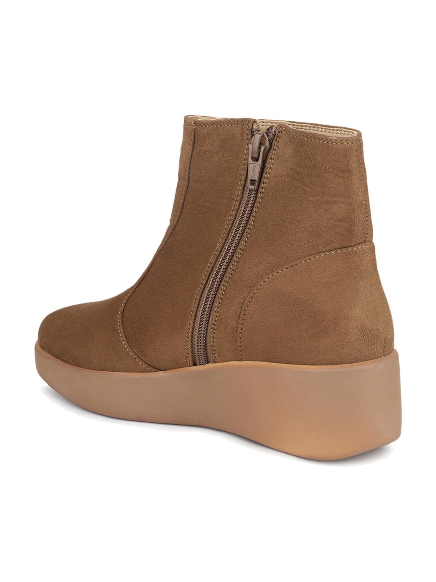 Inc.5 Women's Tan Wedge Booties