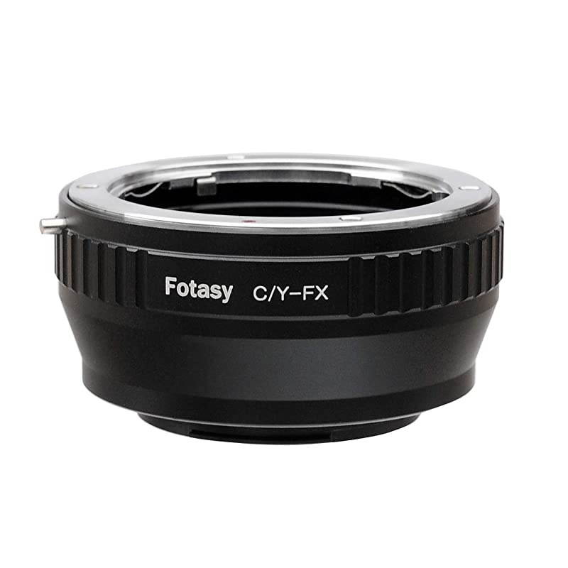 Contax Yashica CY Lens to Fuji X Adapter CY Mount to X Mount ConverterCompatible with Fujifilm XPro1 XPro2 XPro3 XE2 XE3 XA5 XA7 XA10 XT1 XT2 XT3 XT10 XT20 XT30 XT100 XH1 FXCY Black