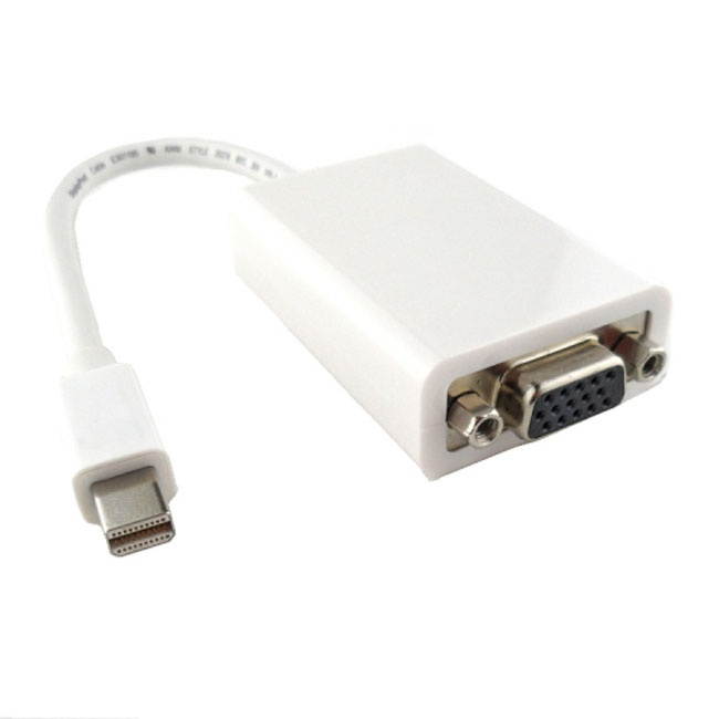 FVH Mini Displayport DP Source to VGA Adapter Cable for Apple Macbook & Monitor DP-008