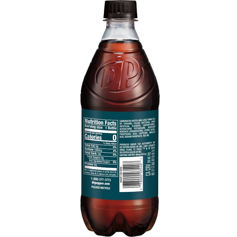 Dr Pepper Cherry Zero Sugar - 20 fl oz Bottle