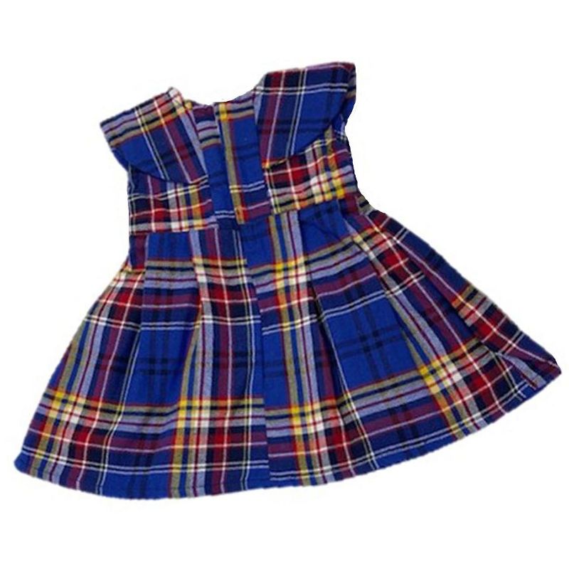 The Queen's Treasures Little House on the Prairie Green Calico Dress, Bonnet & Apron for 18" American Girl Dolls