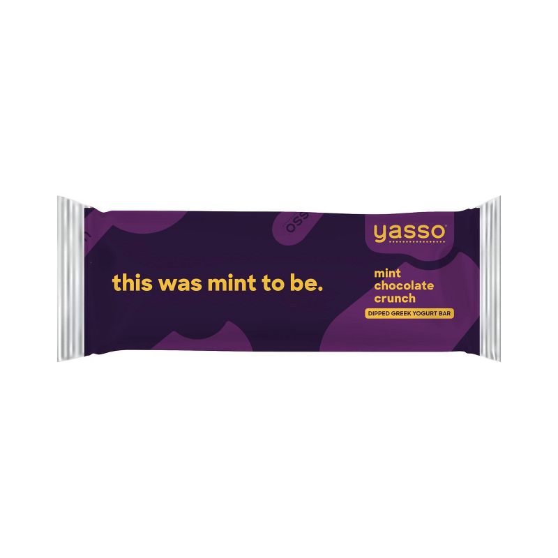 Yasso Frozen Greek Yogurt Indulgent Mint Dark Chocolate Crunch - 4ct