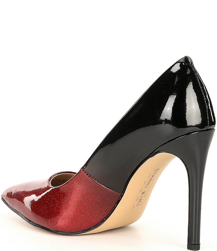 Gianni Bini IvyyaTwo Tone Ombre Patent Pointy-Toe Pumps