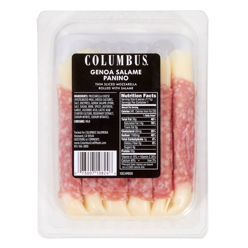 Columbus Genoa Salame Panino - 3.9oz