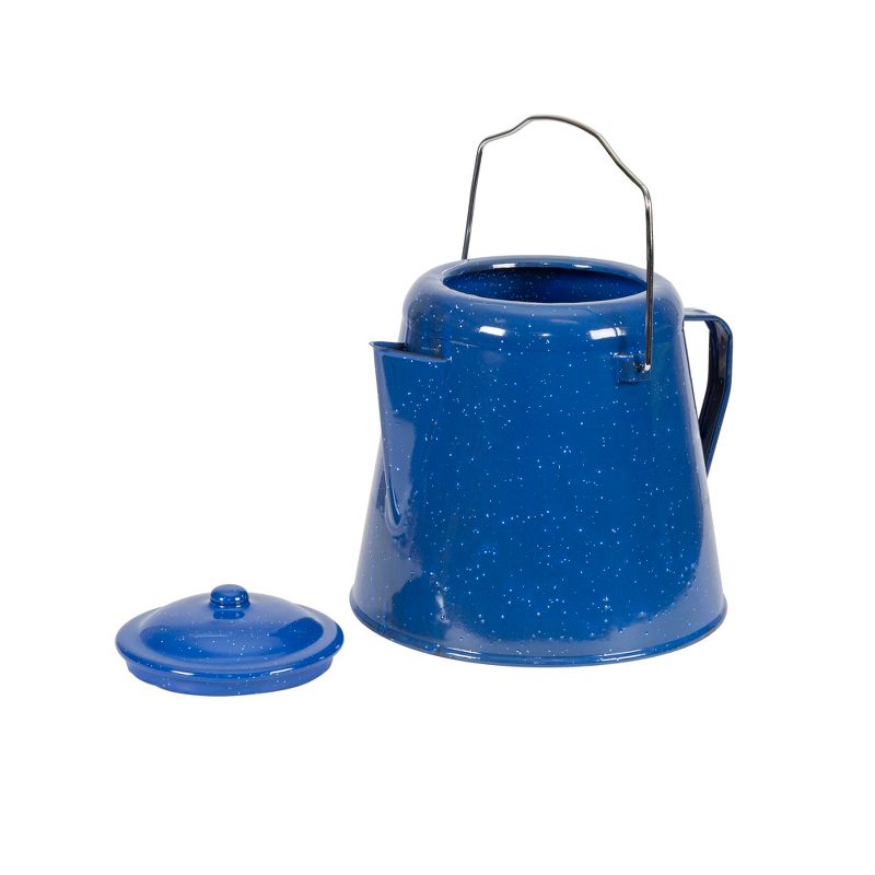 Stansport Enamel Coffee Pot 20 Cup Blue