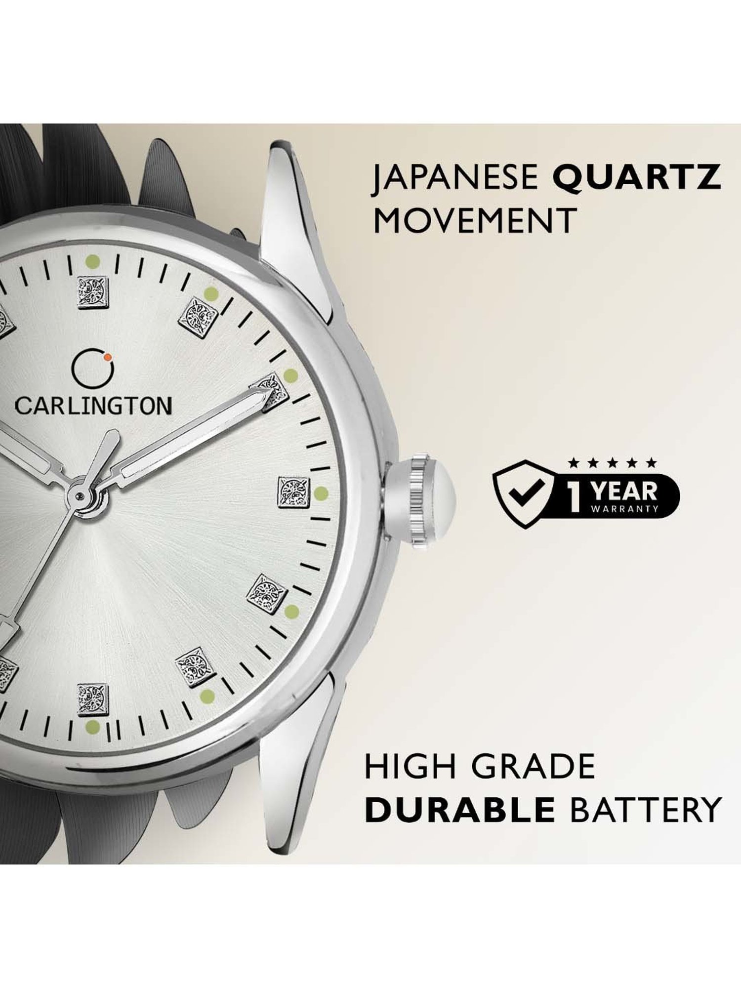 CARLINGTON CT 2003 Analog Watch for Women