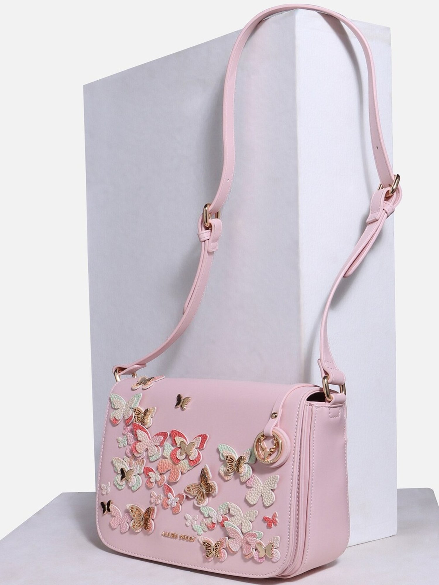 Allen Solly Multicolor Animal Effect Medium Sling Handbag