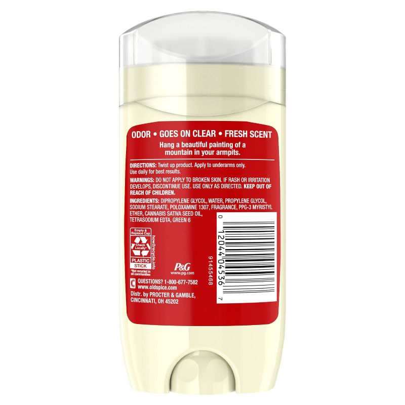 Old Spice Men's Deodorant Alpine with Hemp Seed Oil - 3oz