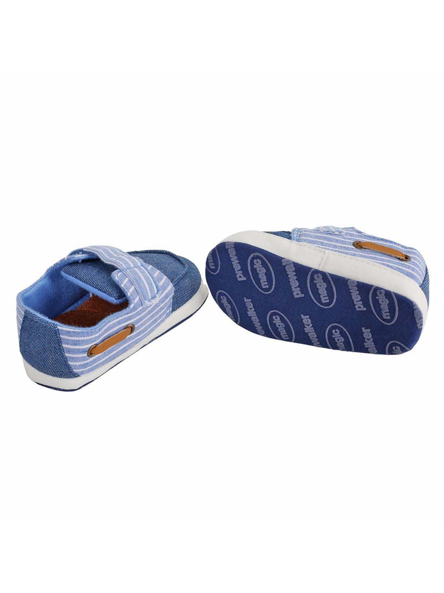 Baby Moo Kids Blue Casual Booties