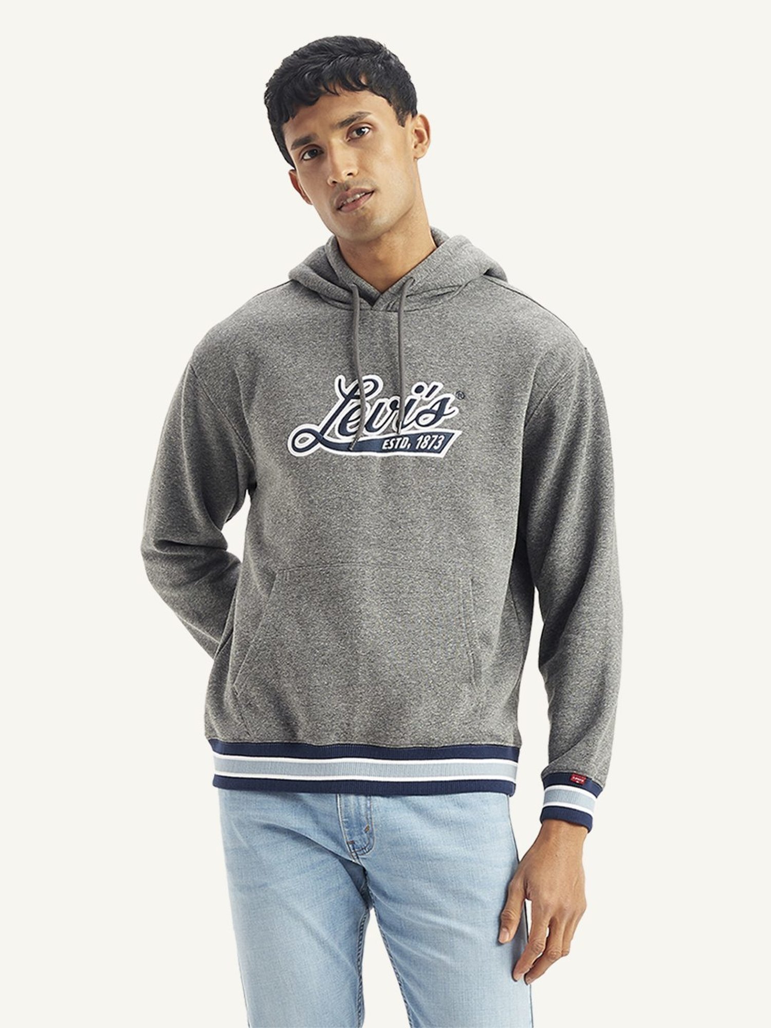 Forca Black Regular Fit Printed Sweatshirt