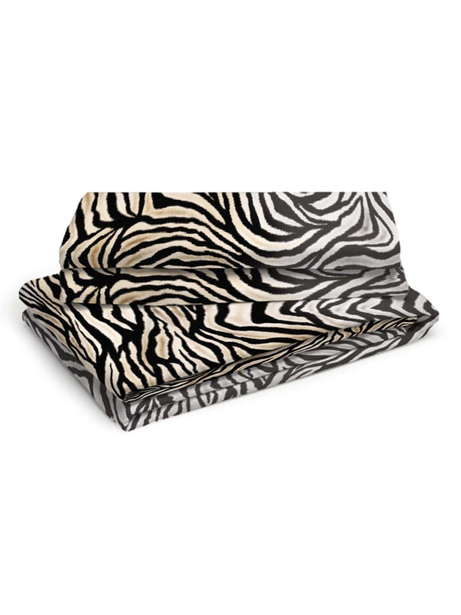 Boutique Living Untamed Black Cotton 270 TC King Size Bed Sheet with Pillow Cover