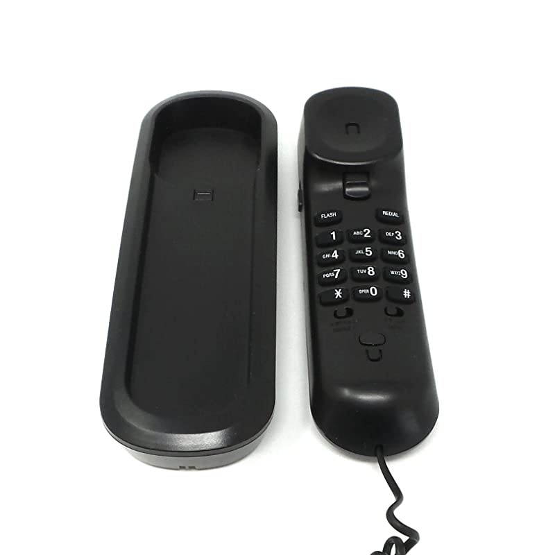 CD1104 TrimStyle Corded Basic Telephone Black No AC Power NeededRedial