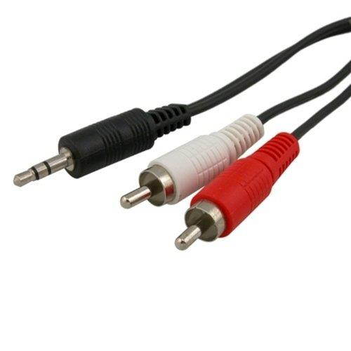 Dynex 3.5 mm Mini to RCA Stereo Audio Cable _ 6_Feet _ 1.8 M