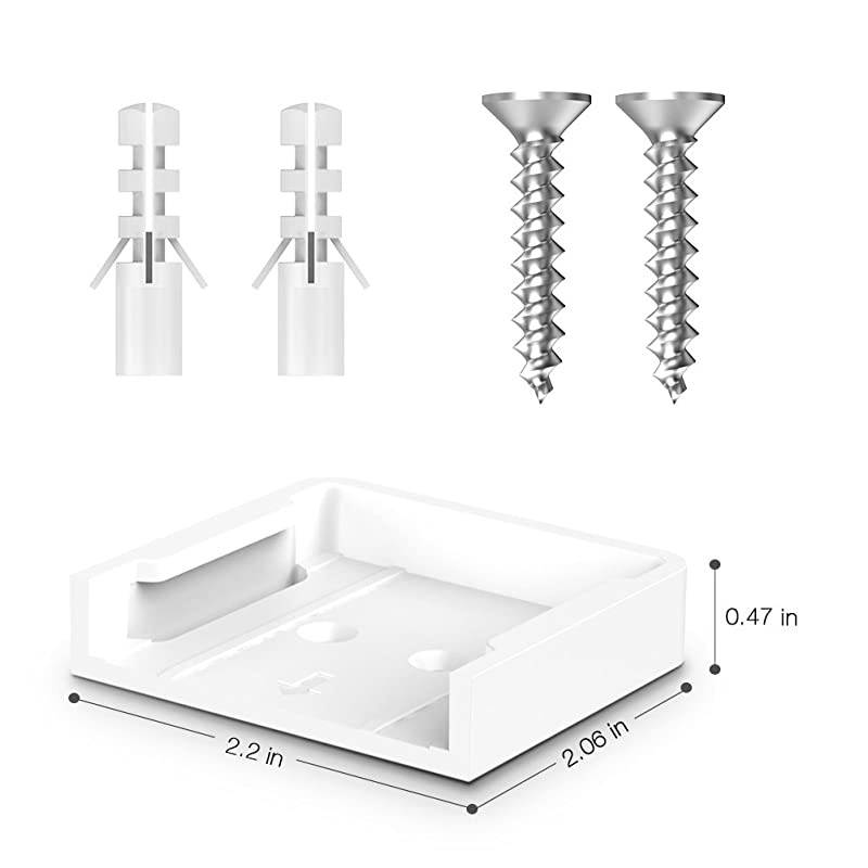 Quick Wall Mount Bracket for Wyze Cam 1080p HD Camera and iSmart Alarm Spot Camera 3 Pack White