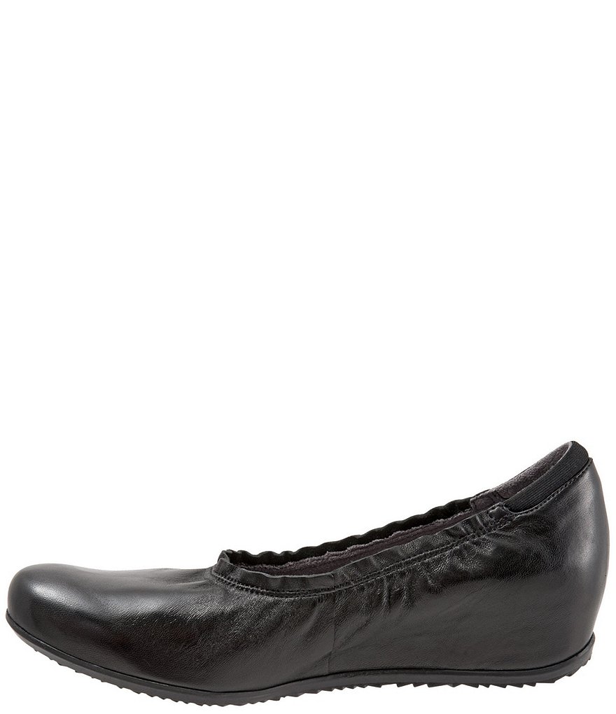 SoftWalk Wish Leather Slip-On Wedges