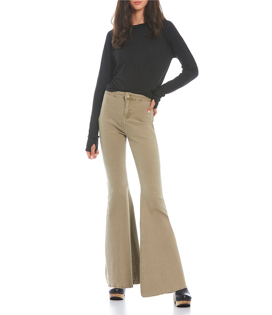 C&V Chelsea & Violet Thumbhole Long Sleeve Knit Tee